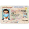 az drivers license template