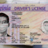 blank virginia drivers license template