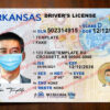 arkansas drivers license template