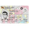 md drivers license template