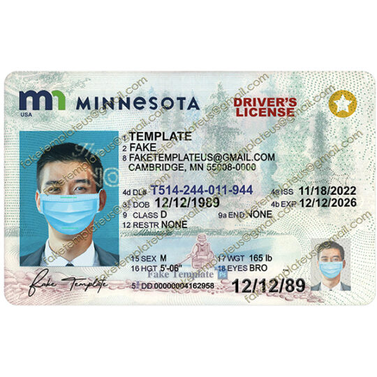 fake minnesota drivers license