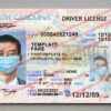 north carolina drivers license template