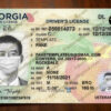 georgia drivers license template