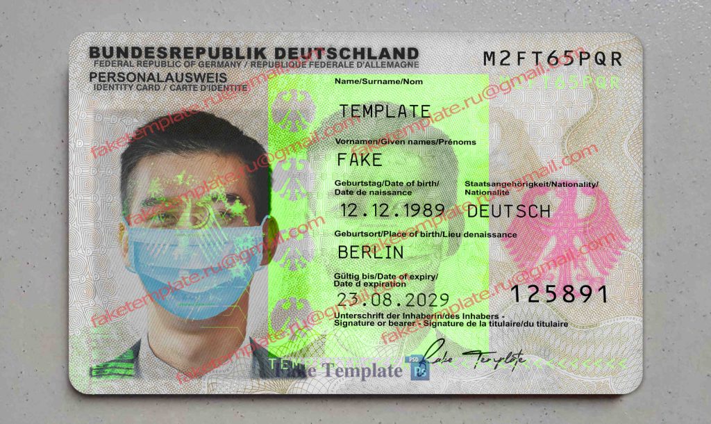 germany id card psd