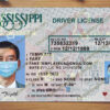 mississippi drivers license template