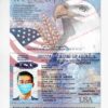 us passport template psd