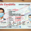 south carolina drivers license template