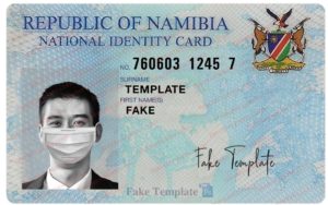 namibia id card template