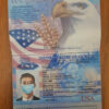 fake us passport card