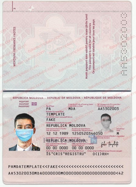 passport of moldova