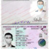 fake uk passport template