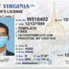 west virginia drivers license template