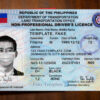 editable drivers license template philippines