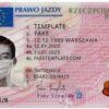 polish driver license psd