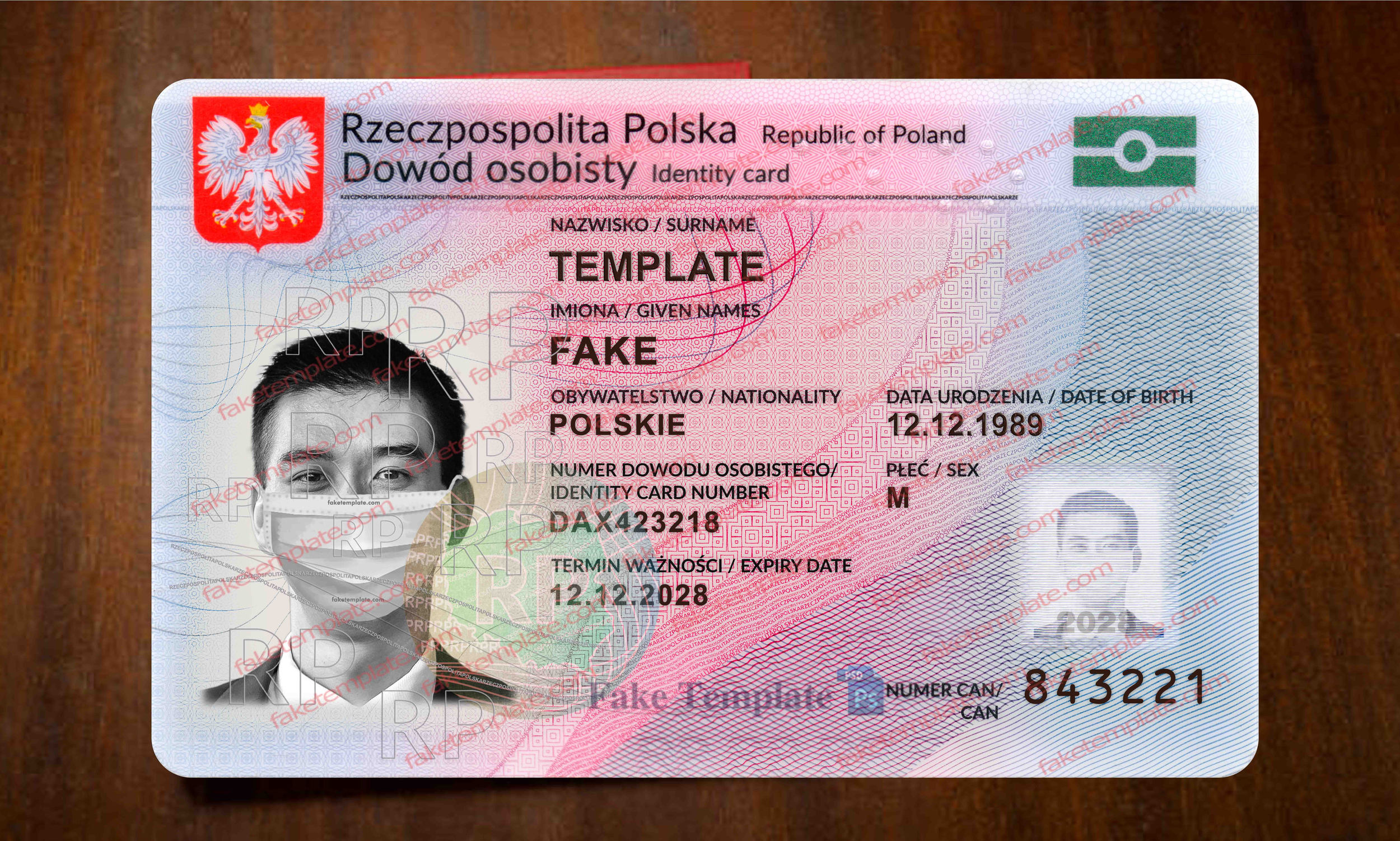 poland id card psd