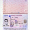 singapore passport psd