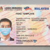 malaysia driver license template