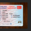 turkey driver license template