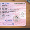 fake sweden driver license