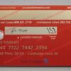 boa credit card back