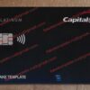 capital one card template