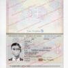 serbian passport template psd