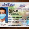 north dakota driver license template