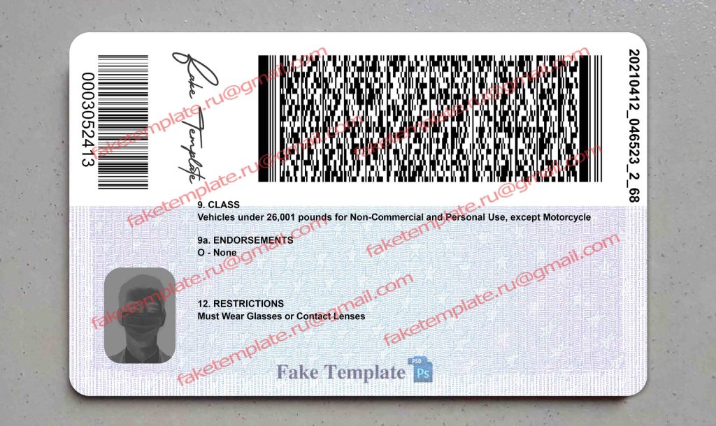 washington dc drivers license back